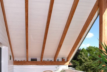 Anbau in Brettsperrholz – Bauweise (LENO)