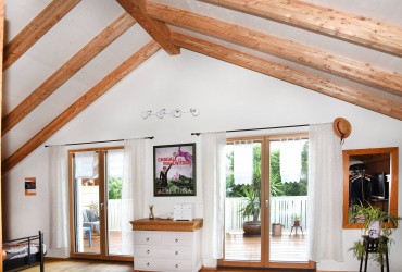 Anbau in Brettsperrholz – Bauweise (LENO)