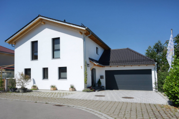 Einfamilienhauses in Holzrahmenbauweise
