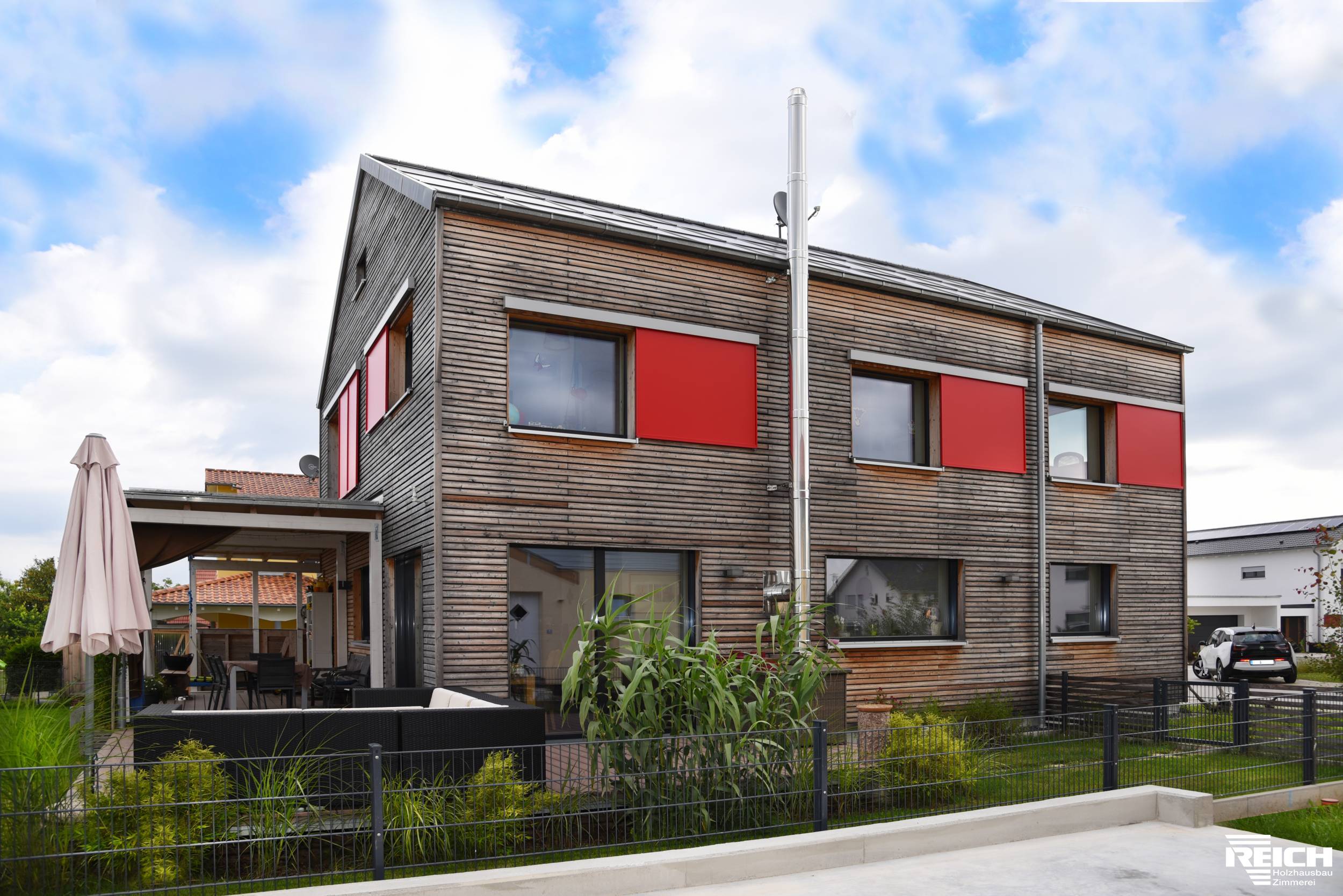 EFH als Passivhaus mit Rhombusschalung