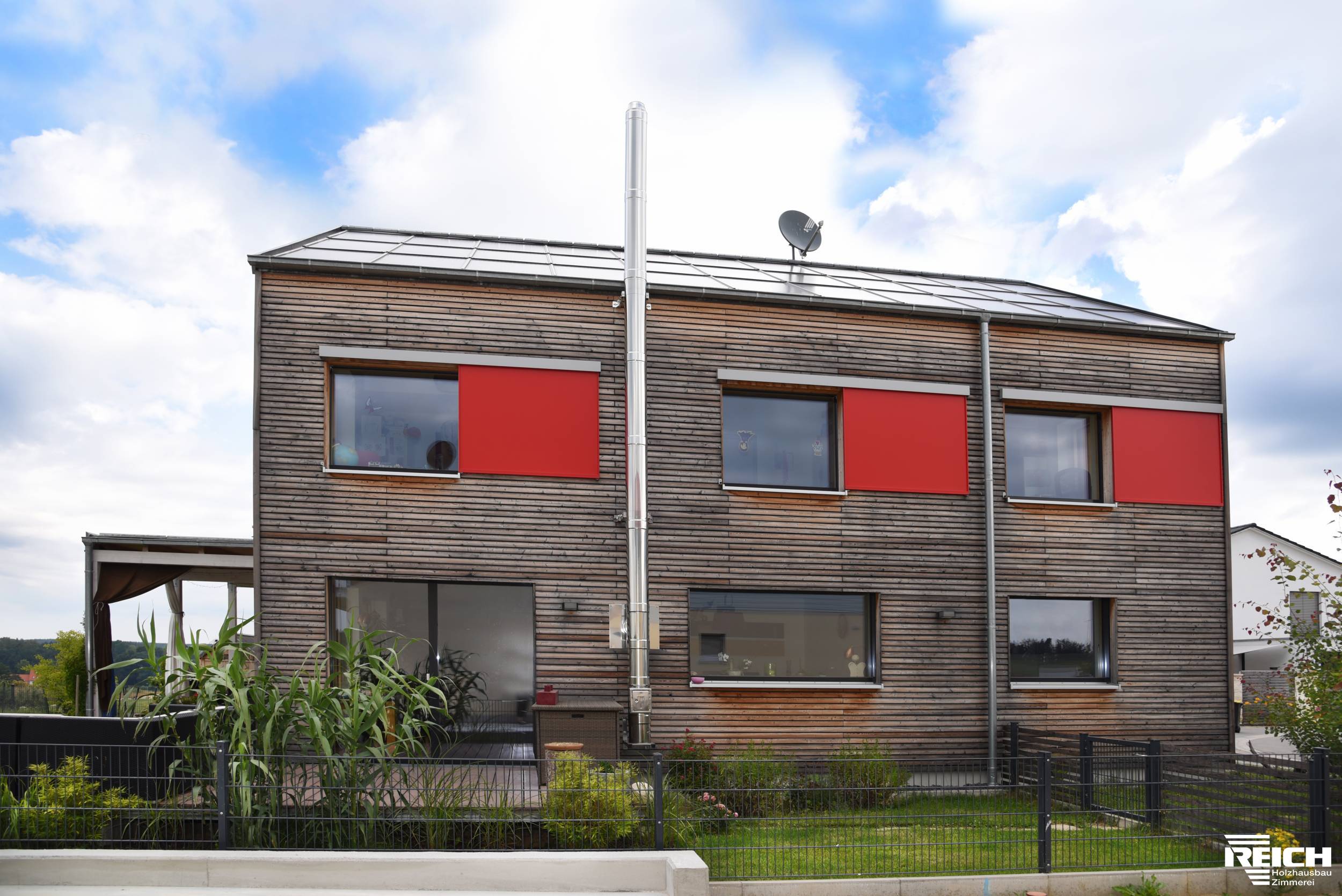 EFH als Passivhaus mit Rhombusschalung