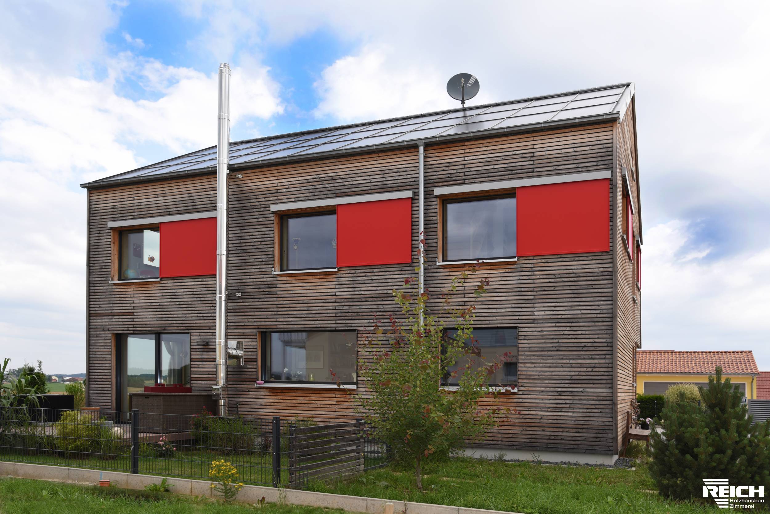 EFH als Passivhaus mit Rhombusschalung