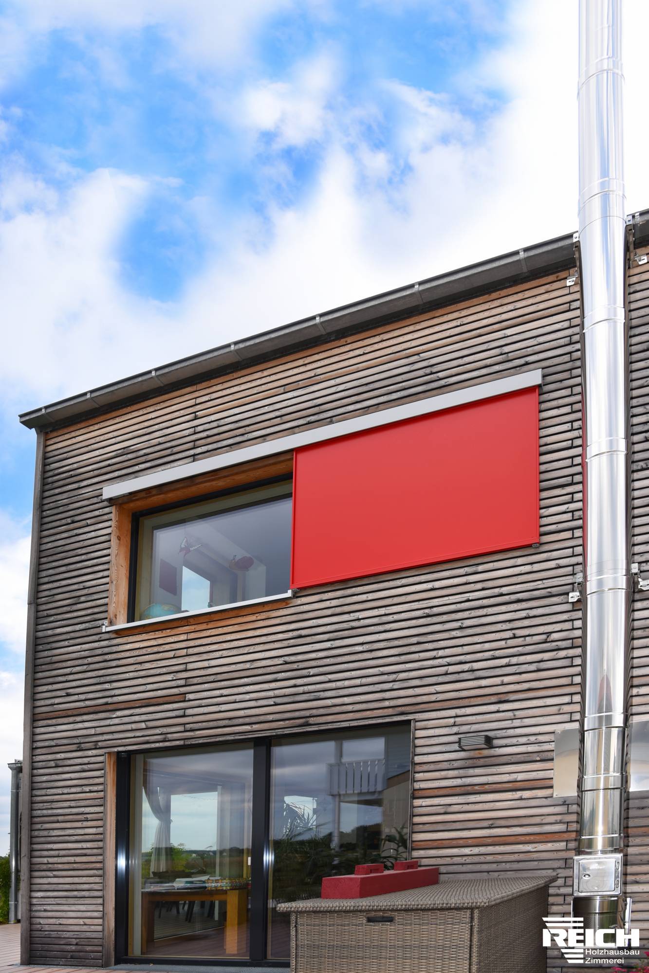 EFH als Passivhaus mit Rhombusschalung