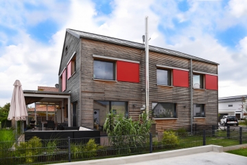 EFH als Passivhaus mit Rhombusschalung