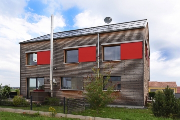 EFH als Passivhaus mit Rhombusschalung