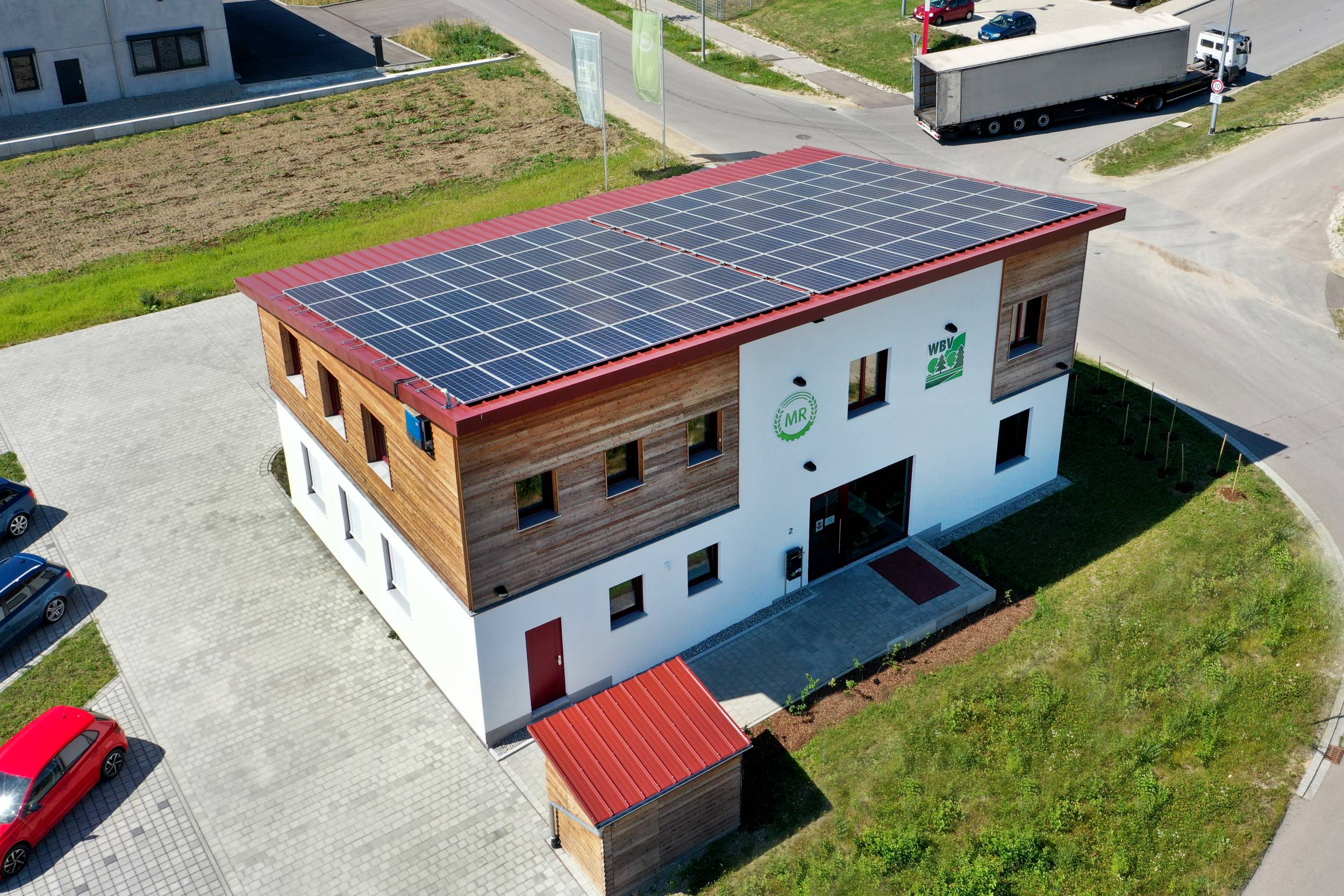 Neubau Bürogebäude Maschinenring und Waldbauernvereinigung in Dasing