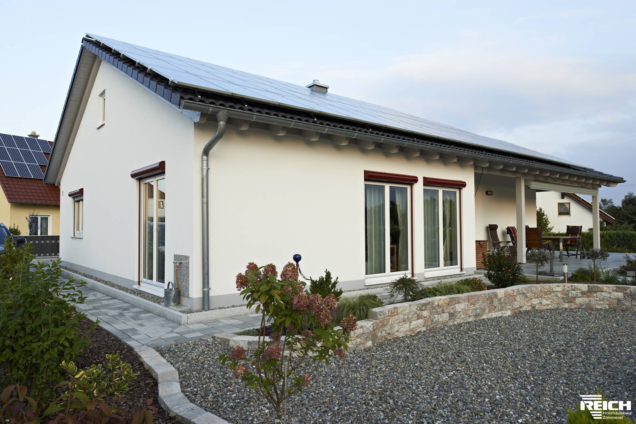 Neubau EFH in Holzrahmenbauweise