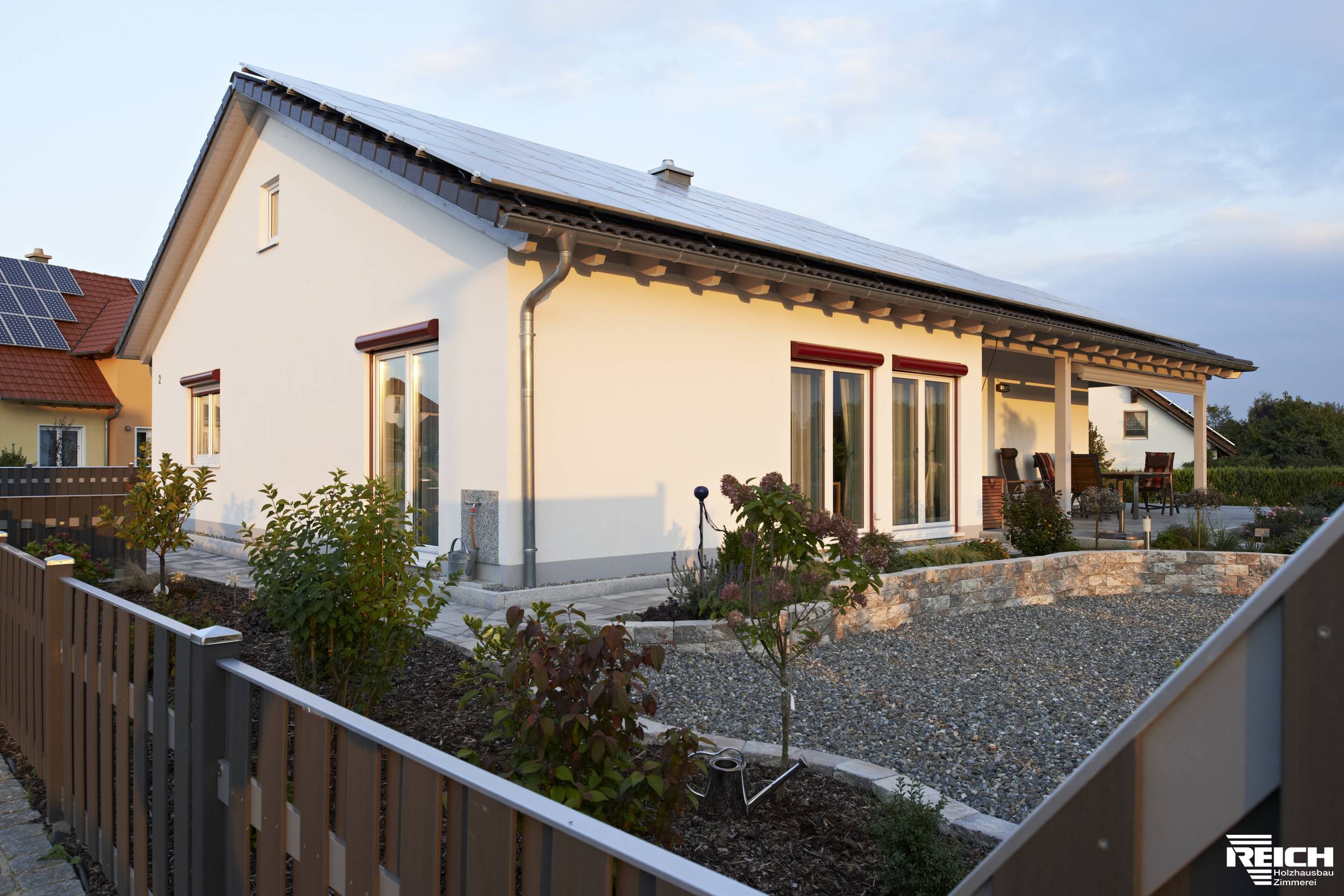 Neubau EFH in Holzrahmenbauweise