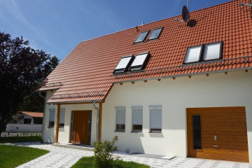 Galerie Neubau eines EFH in Holzrahmenbauweise mit Wintergarten (Niedrigenergiehaus)