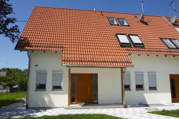 Galerie Neubau eines EFH in Holzrahmenbauweise mit Wintergarten (Niedrigenergiehaus)