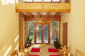 Galerie Neubau eines EFH in Holzrahmenbauweise mit Wintergarten (Niedrigenergiehaus)