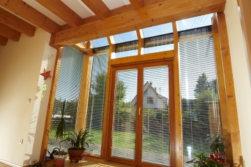 Galerie Neubau eines EFH in Holzrahmenbauweise mit Wintergarten (Niedrigenergiehaus)